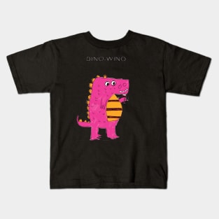 DINO-WINO Kids T-Shirt